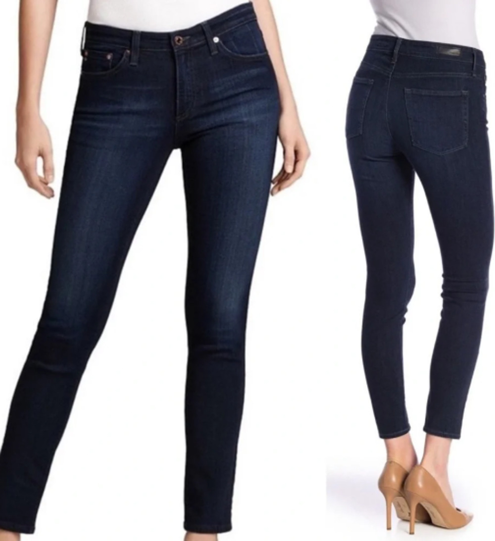 AG Adriano Goldschmied The Farrah Skinny Jeans Womens Size 26 Dark Wash